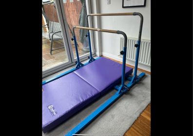 Gymnastics High Bars (Tumbl Trak - 5 in 1 system plus mat)