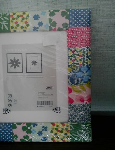 NEW Fabric Picture Frame 5 euro