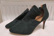 Bottle green heels size 6.5