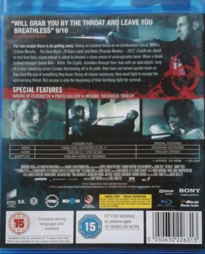 Retreat [2011] Cillian Murphy, Jamie Bell & Thandiwe Newton [Blu-ray Movie]