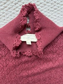 Sezane Arielle jumper rosewood size XS