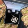 Beautiful Sterling silver 925 pearl and Marcasite set Image 2