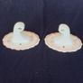 Hadida floral soap dish and towel rail bone china Image 7