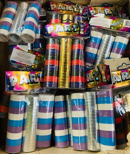 80 Packs Party Streamers Job Lot Clearance!