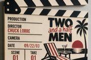 Two and a half men / married with children display scene clap board