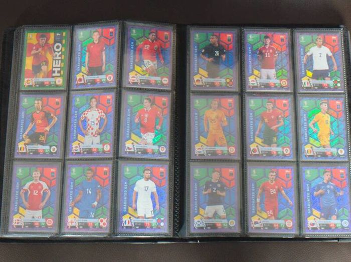 Football Cards Golden ballers limited Editions Topps chrome Merlin & Many more