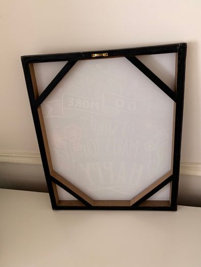 Decorative Canvas Happy