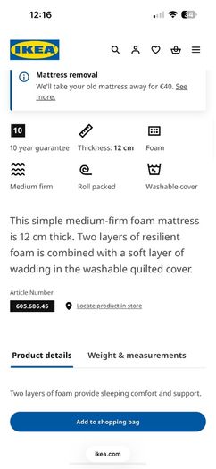 Ikea Hemnes daybed & mattresses