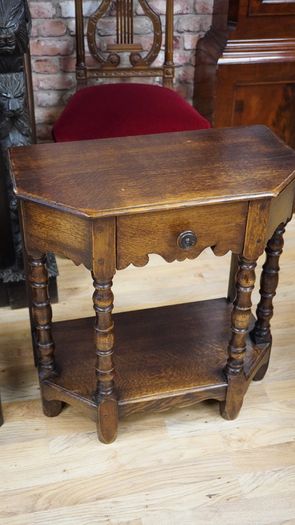 Pair of Arts & Crafts Oak Side Tables