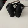 NEXT ladies black suede ankle strap sandals Image 3