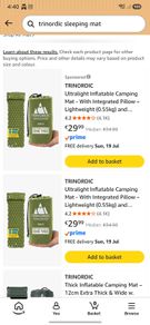 Trinordic sleeping mat camping