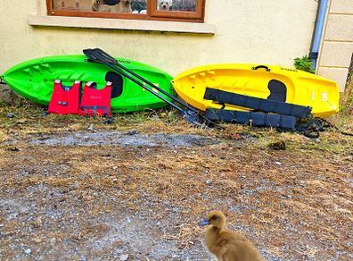 Kids kayak and accessories
