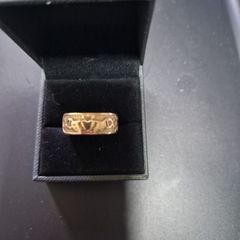 Mens Gold Claddagh Ring