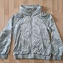 Adidas windbreaker jumper silver shiny size L 16uk Image 2