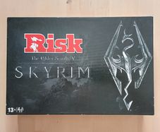Risk - The Elder Scrolls V Skyrim (Fantasy Strategy Board Game 2018 Hasbro Games OOP)