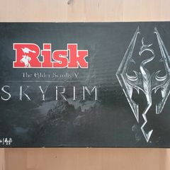 Risk - The Elder Scrolls V Skyrim (Fantasy Strategy Board Game 2018 Hasbro Games OOP)