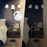 3-Light Floor Lamp, Modern LED Standing Floor Lights with E27 Bulbs Base, Adjustable Reading Light for Bedroom, Living Room, Library, Office, Matt Black (FREE POSTAGE) Image 6