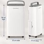 16L Day Dehumidifier with Activated Carbon Filter and Continuous Drainage Image 4