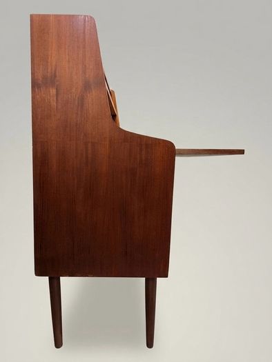Stylish and Practical Danish Teak Secretary Desk