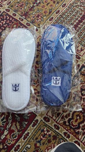 Royal Caribbean Branded Slippers Unopened
