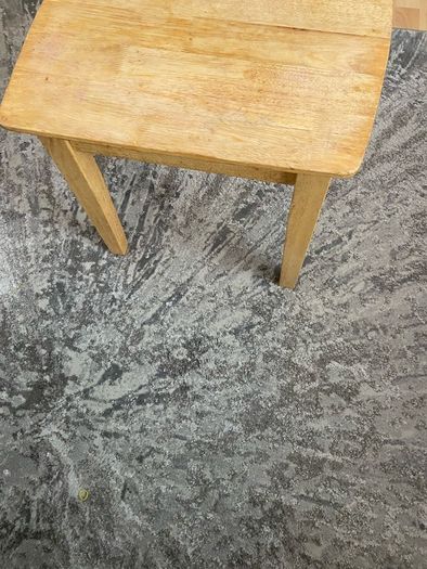small wood coffee table