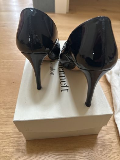LK Bennett Navy Court Shoes