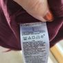 GAP Burgundy Corduroy Buttoned Skirt Sz Large UK 14 Image 4