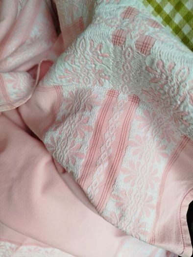 Vintage Pink Table Cloth