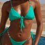 ASOS Moda Minx Jewelled Bikini Size XL UK16/18 Image 2