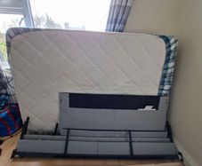 Double bed Slattum with mattress