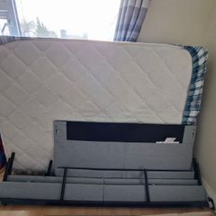 Double bed Slattum with mattress