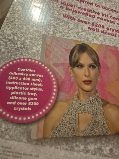 Taylor Swift Crystal Art