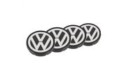 4x 55mm Alloy Wheel Volkswagen Centre caps for New VW Polo T-Cross 6NO 601 171