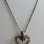 Pandora Sterling Silver 925 Heart Pendant Necklace length 18" - 4,6g Image 3