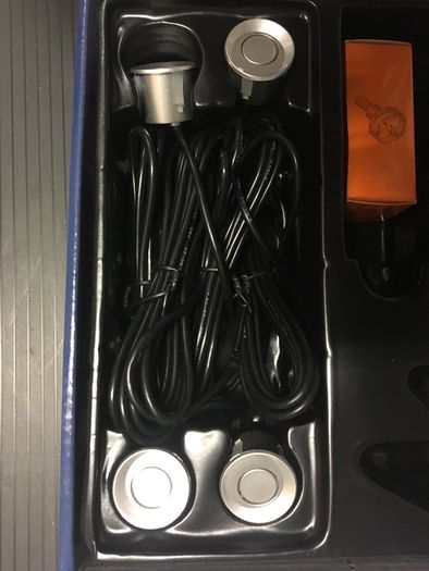 Reverse Warning System Acoustic 4 Sensor Silver