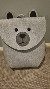 Bear felt  storage basket