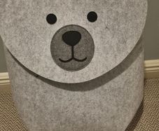 Bear felt  storage basket