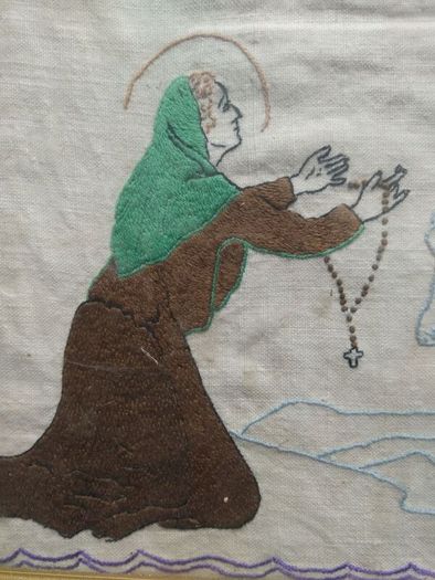 Vintage religious embroidery