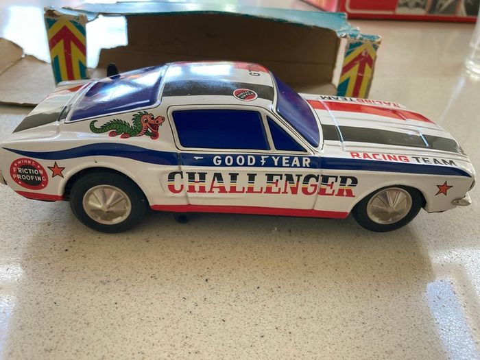 Ford Mustang Tin Toy Scale 1/24 Taiyo RARE