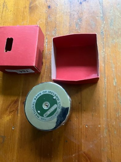 Irish bank saving box