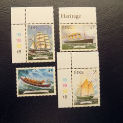 Irish stamp set 1999.MNH.Maritime History.Titanic etc.