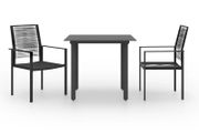 3 Piece Garden Dining Set