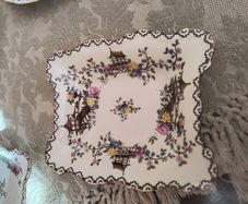 Pair - Aynsley John, Pagoda, Cake Plates