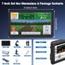 7 Inch Sat Nav GPS Navigator with 2025 UK Maps Image 10
