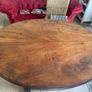 Antique oval dining or display table Image 3