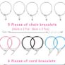 90 PCS Charm Bracelet Making Kit, Jewelry Making Supplies Beads, Bracelets for DIY Craft, Mermaid Girls Gift Jewelry Making Supplies Set for Girls Kids Teens and Adults (FREE POSTAGE) Image 4