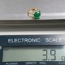 Green onyx ring gold plated on sterling silver Image 7