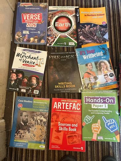 leaving junior cert books