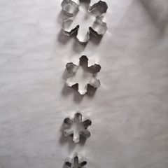 4 Snowflakes Cookie Cutters