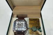 Mens Skeleton Style Watch